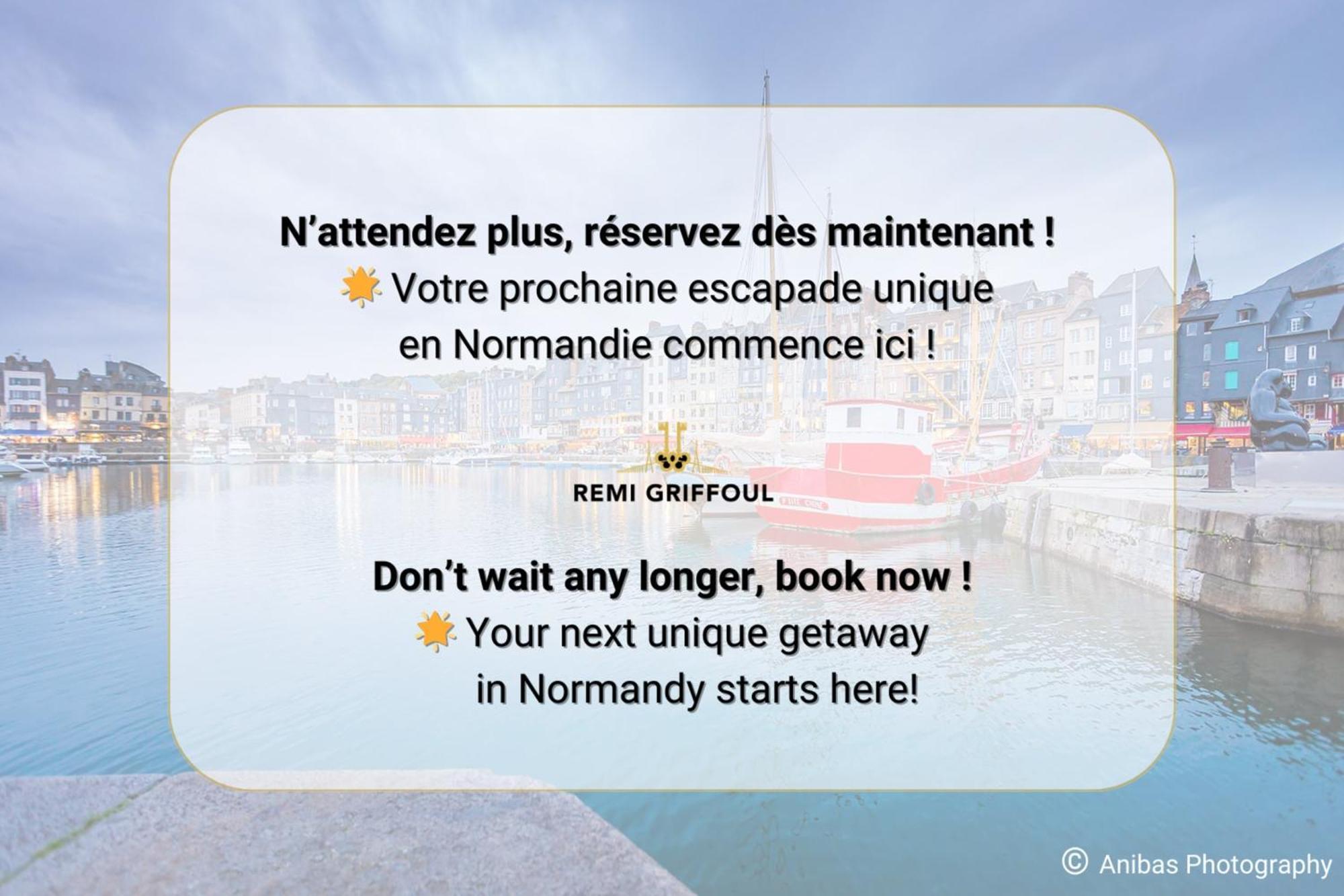 Le Manoir Des Embruns 14P - Location N1- Terrace- Public Parking 2 Min Villa Honfleur Luaran gambar